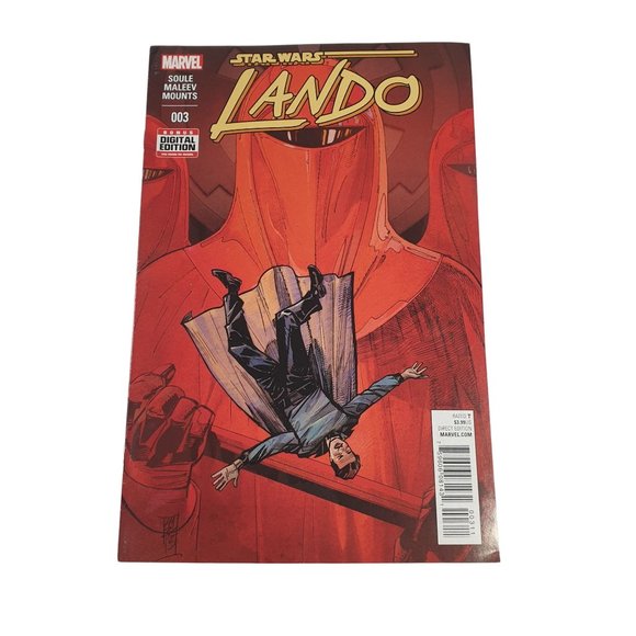 Star Wars Lando 3 Marvel Comic Book Collector Oct 2015 Bagged Boarded - Picture 1 of 2